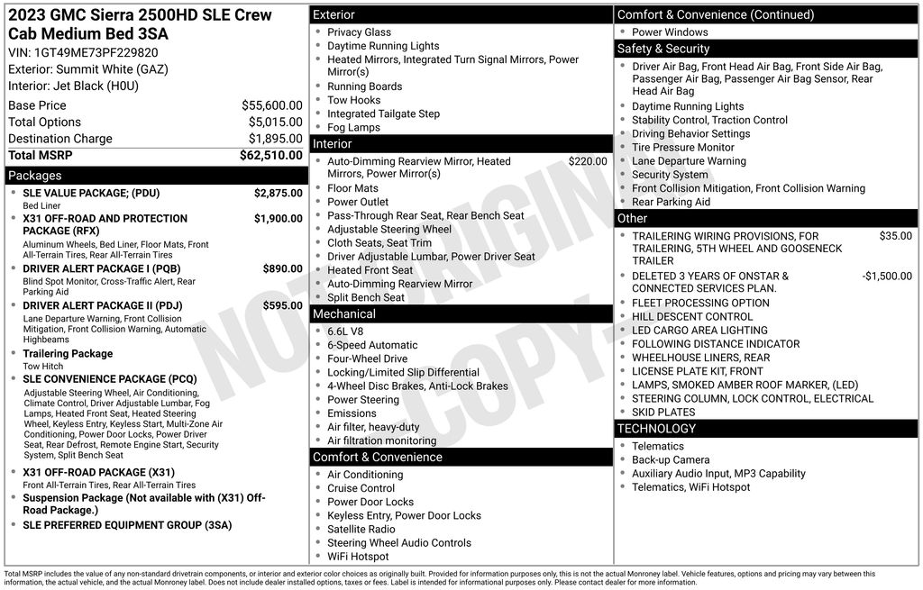 gmc sierra 2500hd 2023 1GT49ME73PF229820 image gmc sierra 2500hd 2023 1GT49ME73PF229820 image